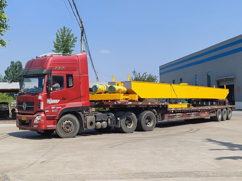 電動葫蘆橋式起重機  LH16/5t-16.4m 制作完成，發往湖南交付客戶使用。